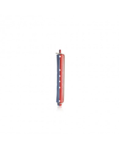 BIGODINO PERMANENTE LUNGO ROSSO-AZZURRO 11MM 12PZ