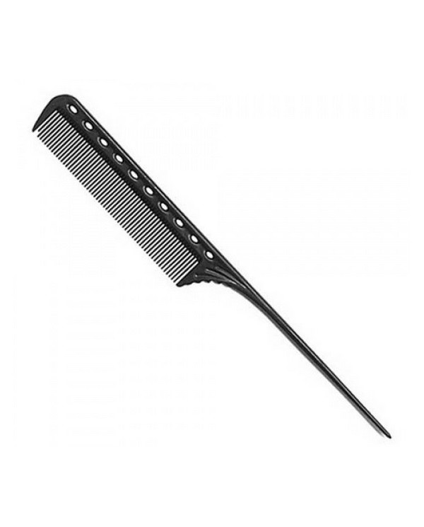 YS PARK PETTINE TAIL COMB NERO CODA CLASSICO