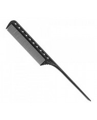YS PARK PETTINE TAIL COMB NERO CODA CLASSICO
