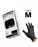 GUANTI MANUAL BLACK NITRILE 100PZ TG.S