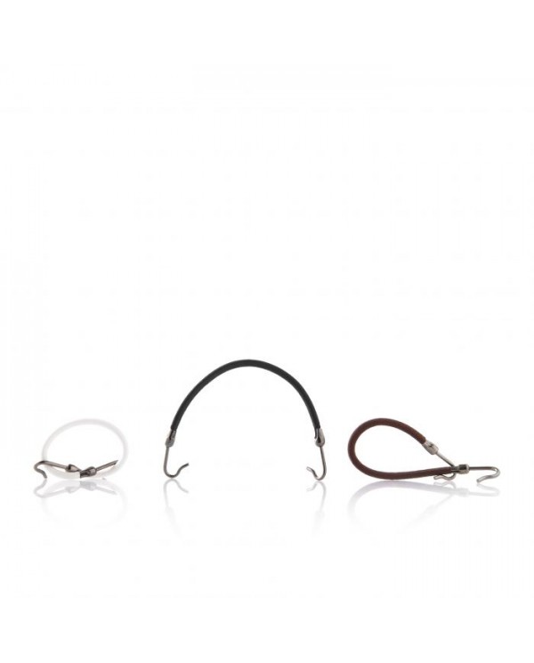 ELASTICO CON GANCIO NERO CONF. 12 PZ