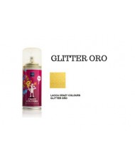 LACCA COLORATA CRAZY COLOUR GLITTER ORO