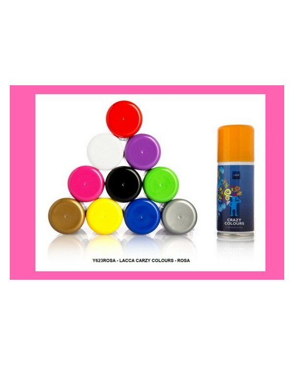 LACCA COLORATA CRAZY COLOUR ROSA 125ML