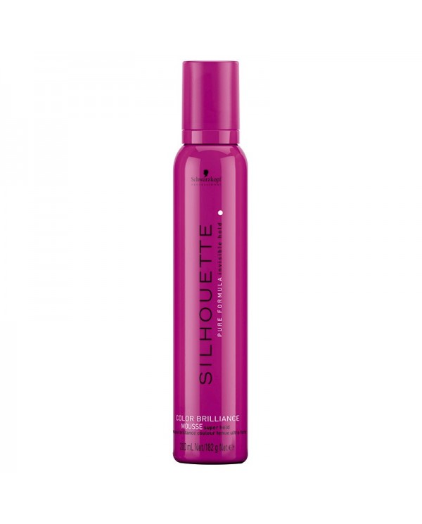 SILHOUETTE BRILLANCE MOUSSE SUPER HOLD 200ML