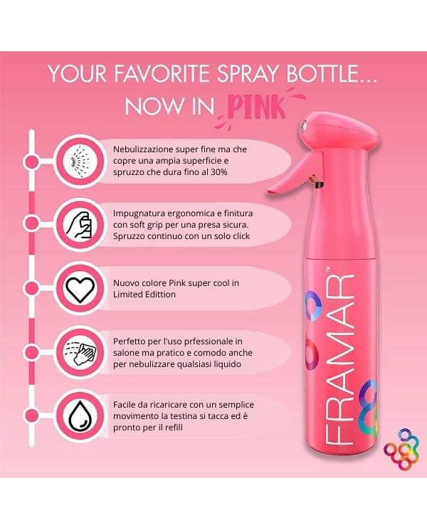 FRAMAR MYST ASSIST SPRAY BOTTLE PINK