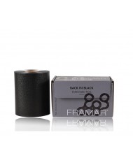 FRAMAR EMBOSSED BLACK IN BLACK ROLL 100,58 MT