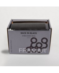 FRAMAR EMBOSSED BLACK IN BLACK ROLL 100,58 MT