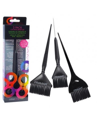 FRAMAR SET 3 PENNELLI COLORE BLACK HB-FP-BLK
