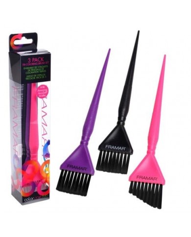 FRAMAR SET 3 PENNELLI COLORE NERO-ROSA-VIOLA HB-TTS