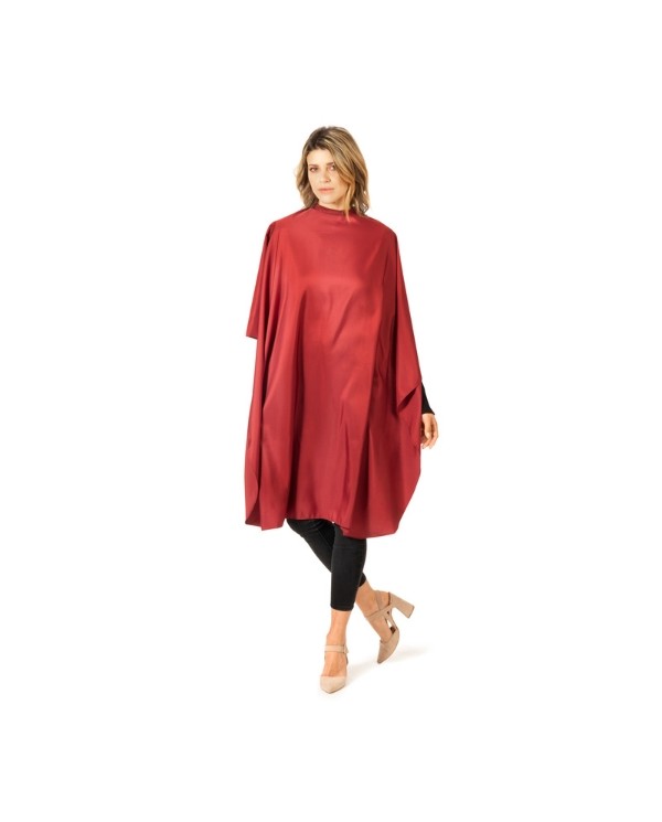 MANTELLA TAGLIO ELEGANCE ROSSA C/BOTTONI IN POLIESTERE