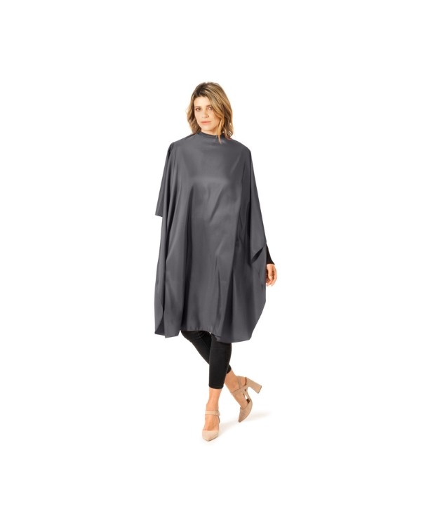 MANTELLA TAGLIO ELEGANCE GRIGIO C/BOTTONI IN POLIESTERE