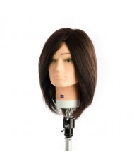 TESTA STUDIO UOMO SENZA BARBA/BAFFI 30 CM CAPELLI VERI