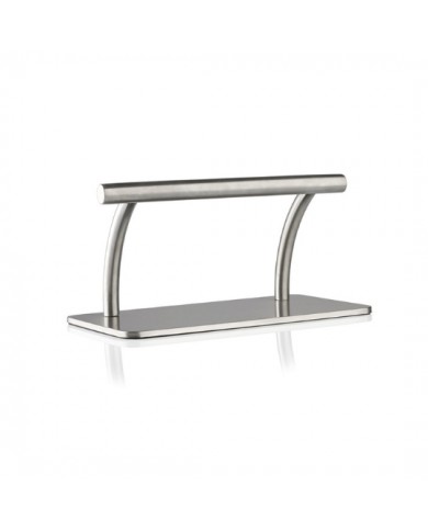 POGGIAPIEDI ACCIAIO SATINATO