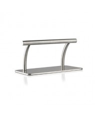 POGGIAPIEDI ACCIAIO SATINATO